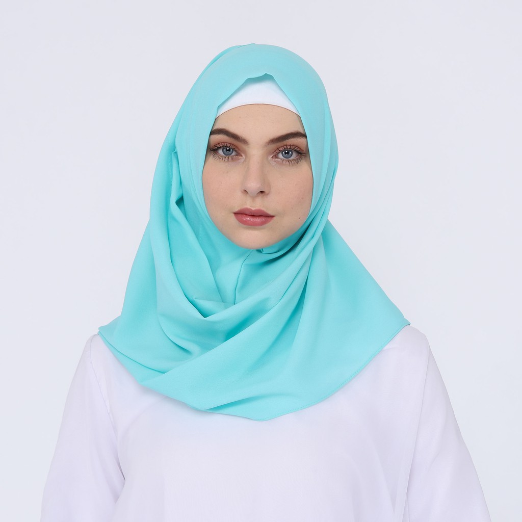 Tanna Hijab | Pashmina Instant Tosca | Kerudung Jilbab Hijau Tosca