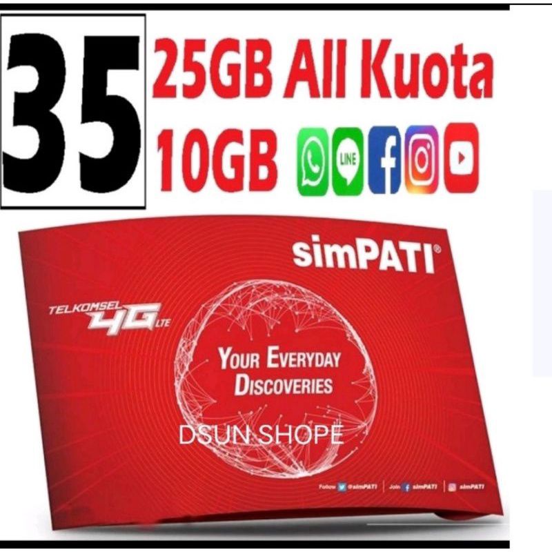 kartuperdana kuota data 2gb 6gb 9gb dan 35gb perdana simpati kartu telkomsel as loopsimpati