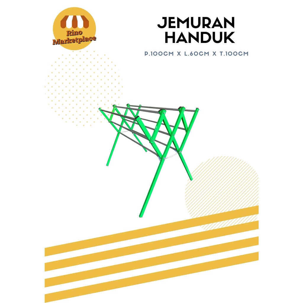 Jemuran HANDUK - Jemuran Aluminium Lipat Pakaian Rinomarketplace