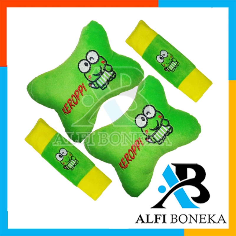 Bantal mobil set 4in1 Karkater - Set Bantal Mobil - Bantal Mobil Karakter - Set Bantal Mobil - Bantal Mobil Lucu