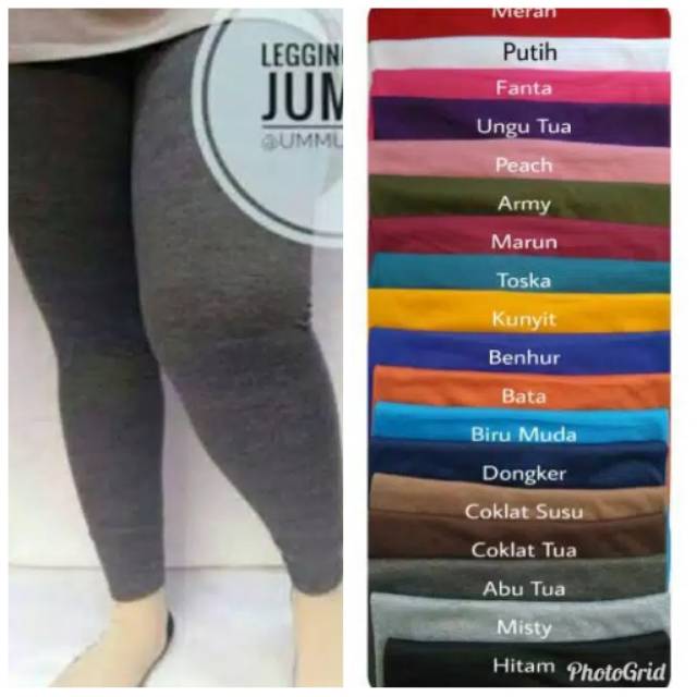 Legging Panjang Kaos Rayon