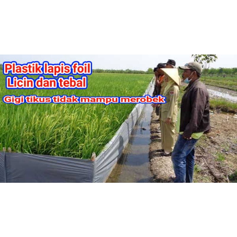 Plastik Pagar Tikus Tebal Lapis Alumunium