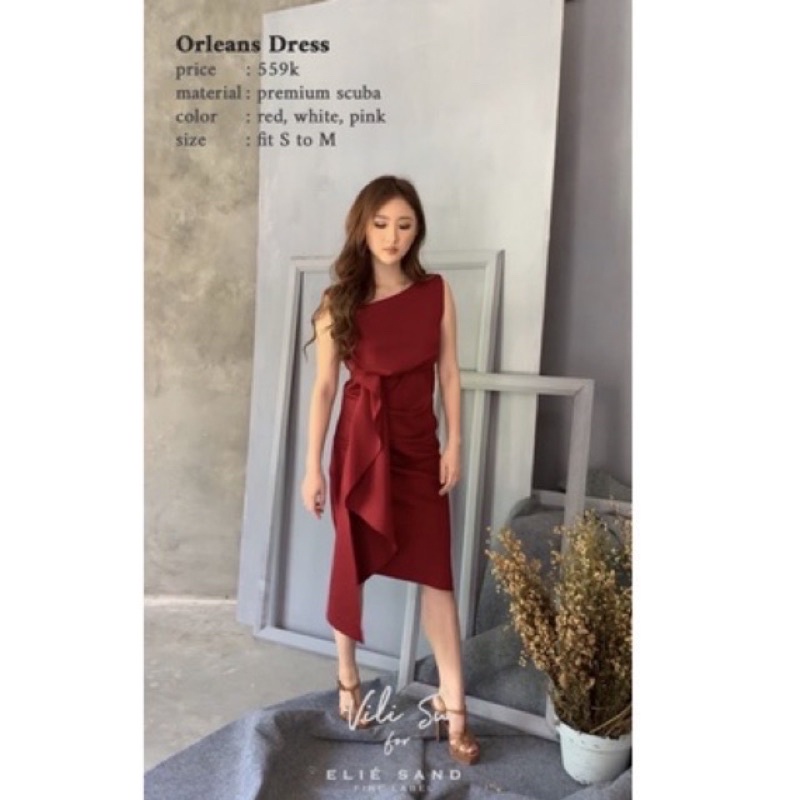 Preloved Elie sand Orleans Dress