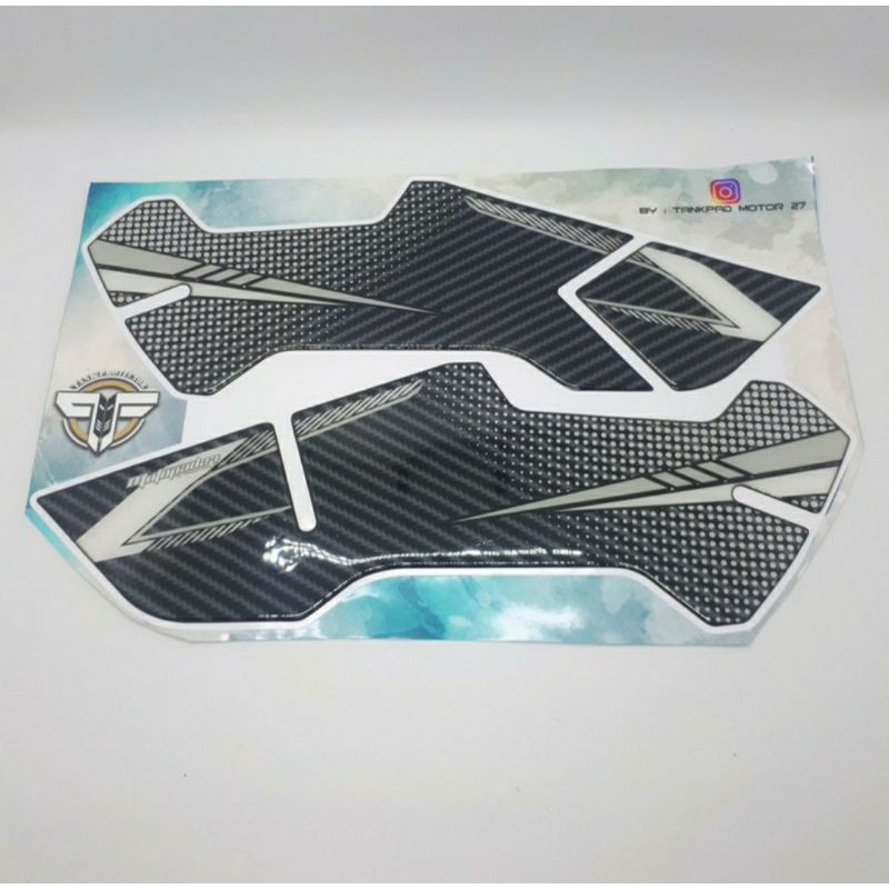 Stiker Sidepad pijakan kaki Honda ADV 150 resin premium