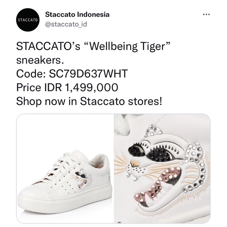 sepatu staccato original counter preloved thrift
