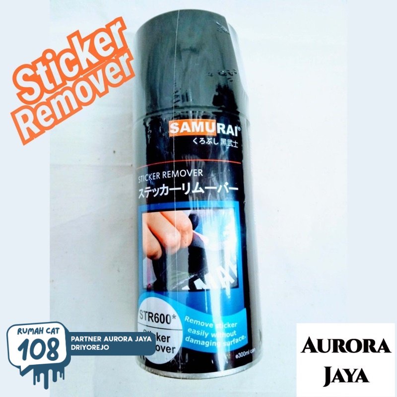 

Rumah Cat - Pilox Samurai Sticker Remover STR600 Penghapus Stiker Penghilang Pembersih Mengelupas 300ml Rumah Cat Motor dan Mobil