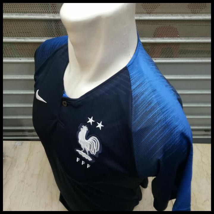 JERSEY BOLA PRANCIS FRANCE HOME WORLD CUP 2018 GRADE ORI