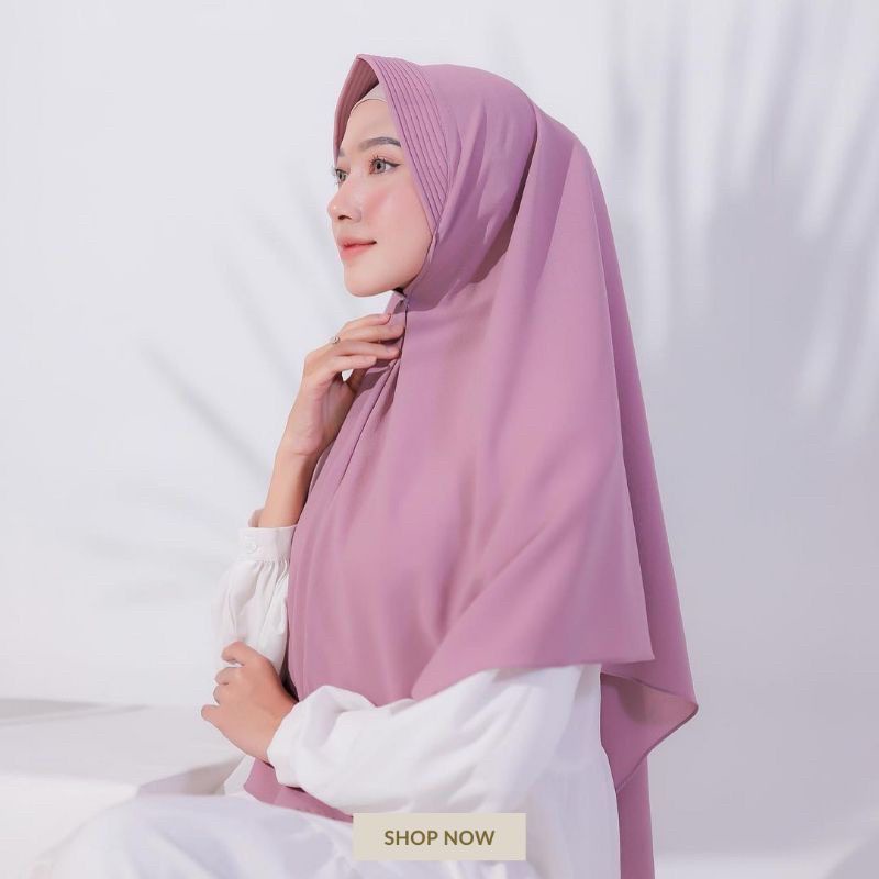 Kerudung Bergo Wolfis M,L,XL Hijab Instan Wolfis Premium Jilbab Bergo Pet Termurah Rumah Hija'b
