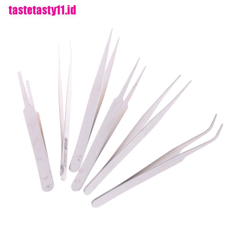 6pcs / Set Pinset Bahan Stainless Steel Anti Statis Untuk Perbaikan