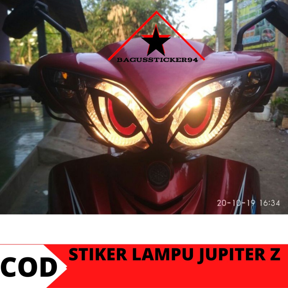 STIKER LAMPU JUPITER Z/ VARIASI MOTOR JUPITER Z1/ VARIASI LAMPU MOTOR JUPITER/ STIKER MOTOR JUPITER 