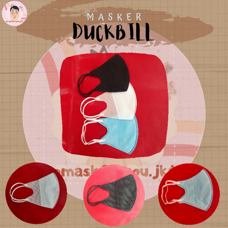 Masker Duckbill | Masker Viral | Masker Korea | duckbill masker | Bisa di Cuci bukan kain