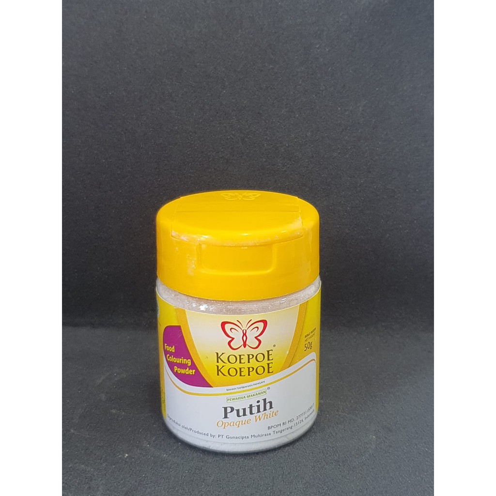 

KOEPOE KOEPOE BUBUK PERWARNA PUTIH 50 gram