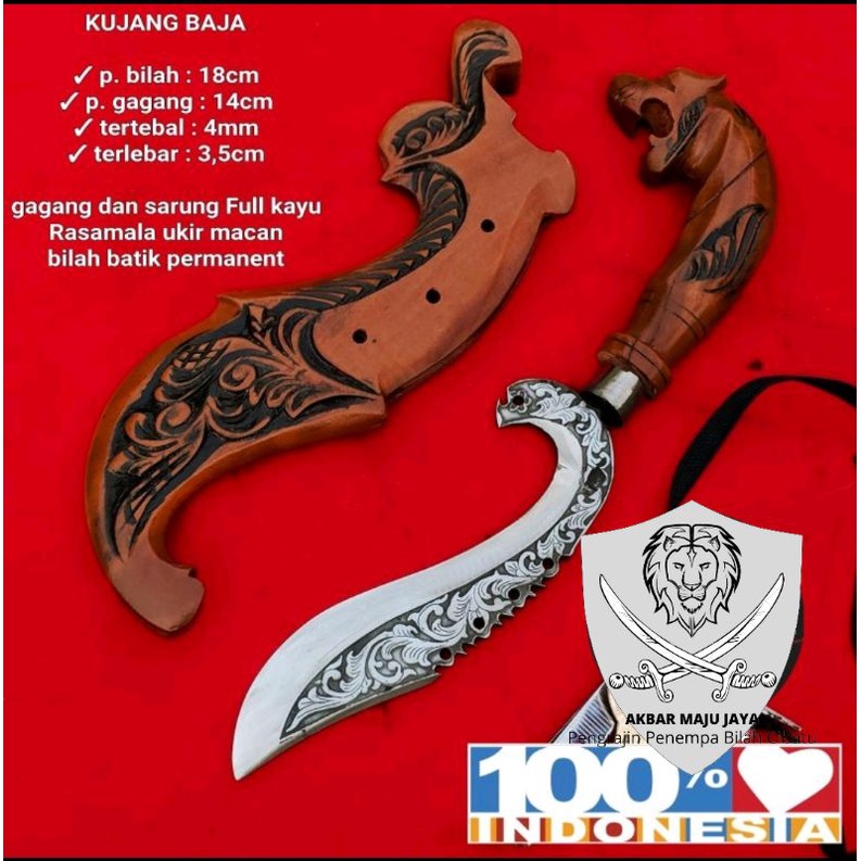 hand made pajangan kujang siliwangi super tajam
