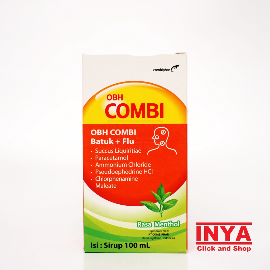 OBH COMBI BATUK DAN FLU RASA MENTHOL 100ml - Obat Batuk