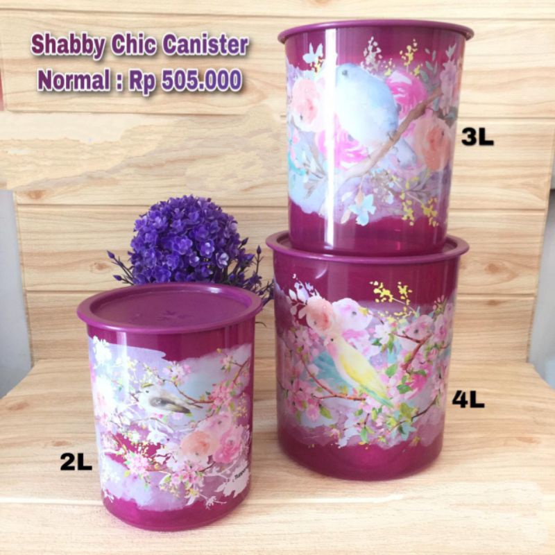 Sale Tupperware Shabby chic canister