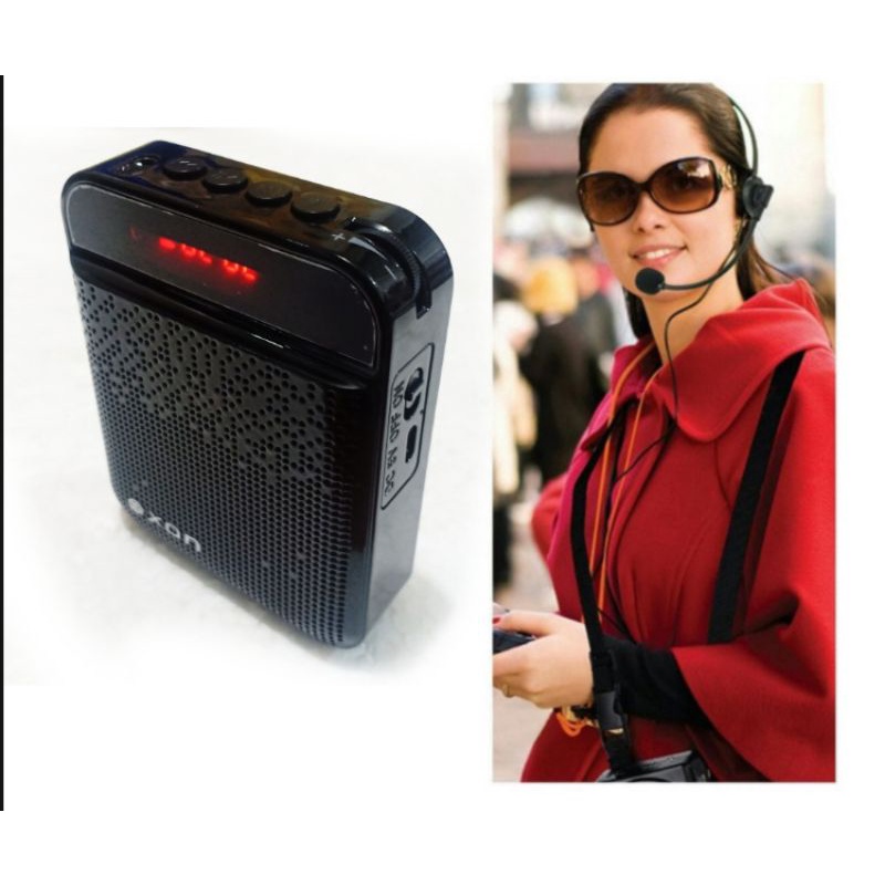 Speaker pinggang ceramah guru sekolah / waistband tour guide hanging / speaker pidato dan pengajian