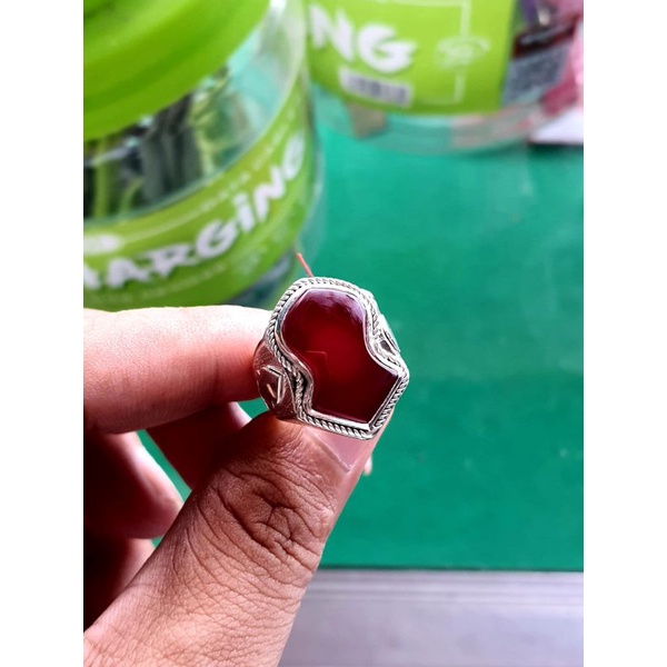 CINCIN TEROMPAH PERAK MURNI//HANDMADE