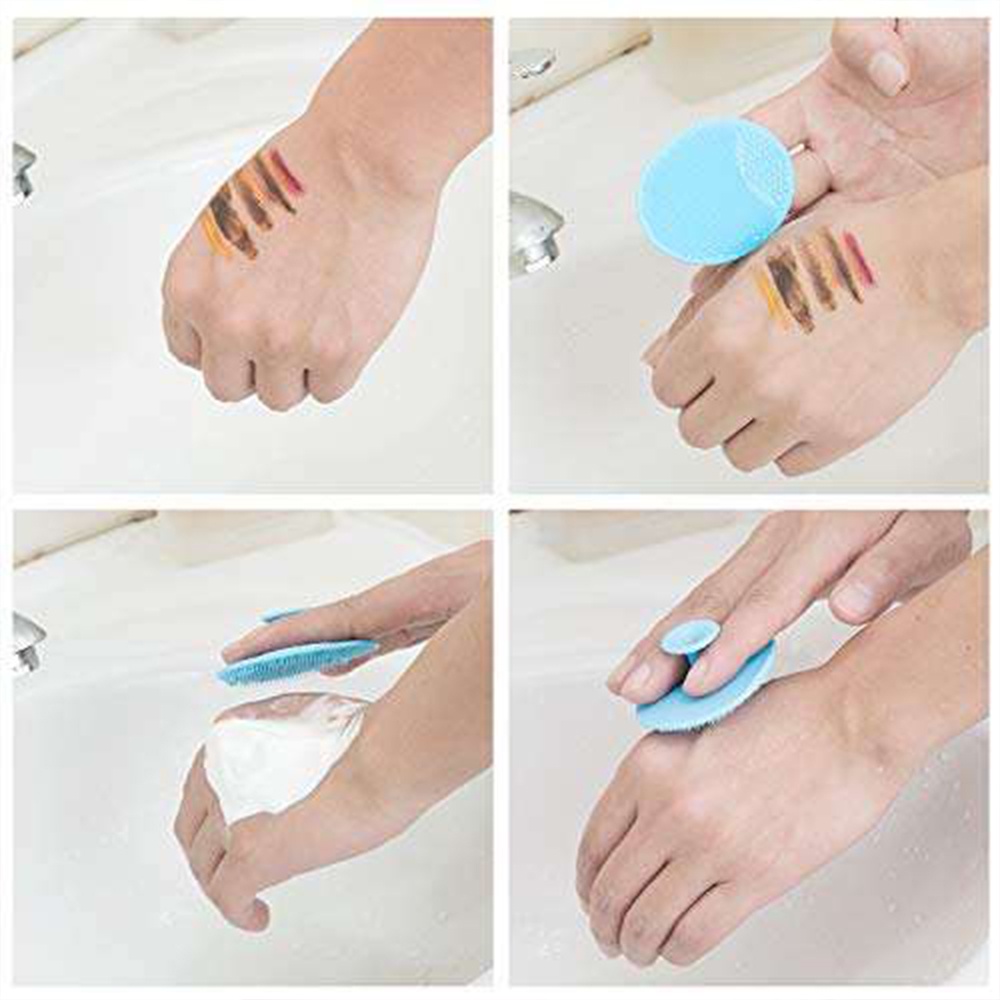 Silicone Facial Pad Brush Sikat Pembersih Wajah Silikon
