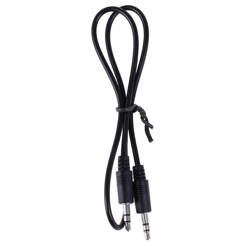 {LUCKID}1Pc 3.5mm Jack male to male car aux auxiliary cord stereo audio cable 1m