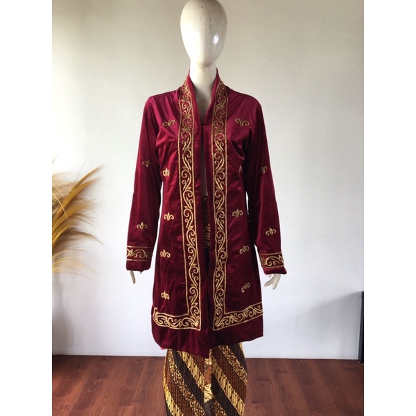 kebaya bludru jogja/baju pengantin jogja/baju putri jogja