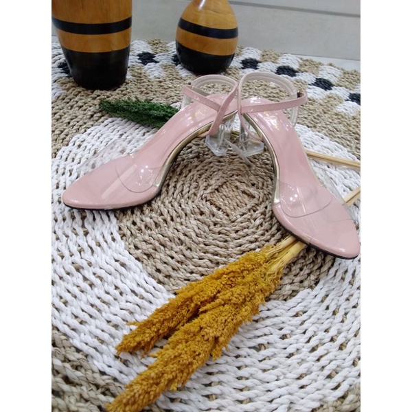 Selop Heels Kaca