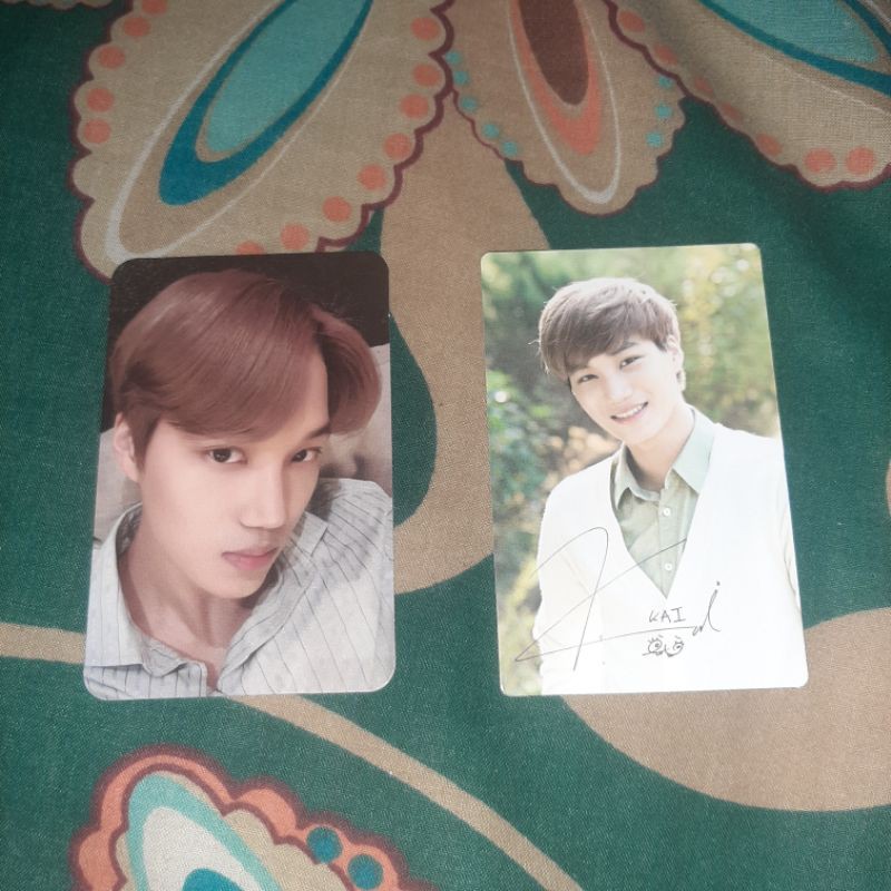 Photocard EXO Kai welkit & nature republic