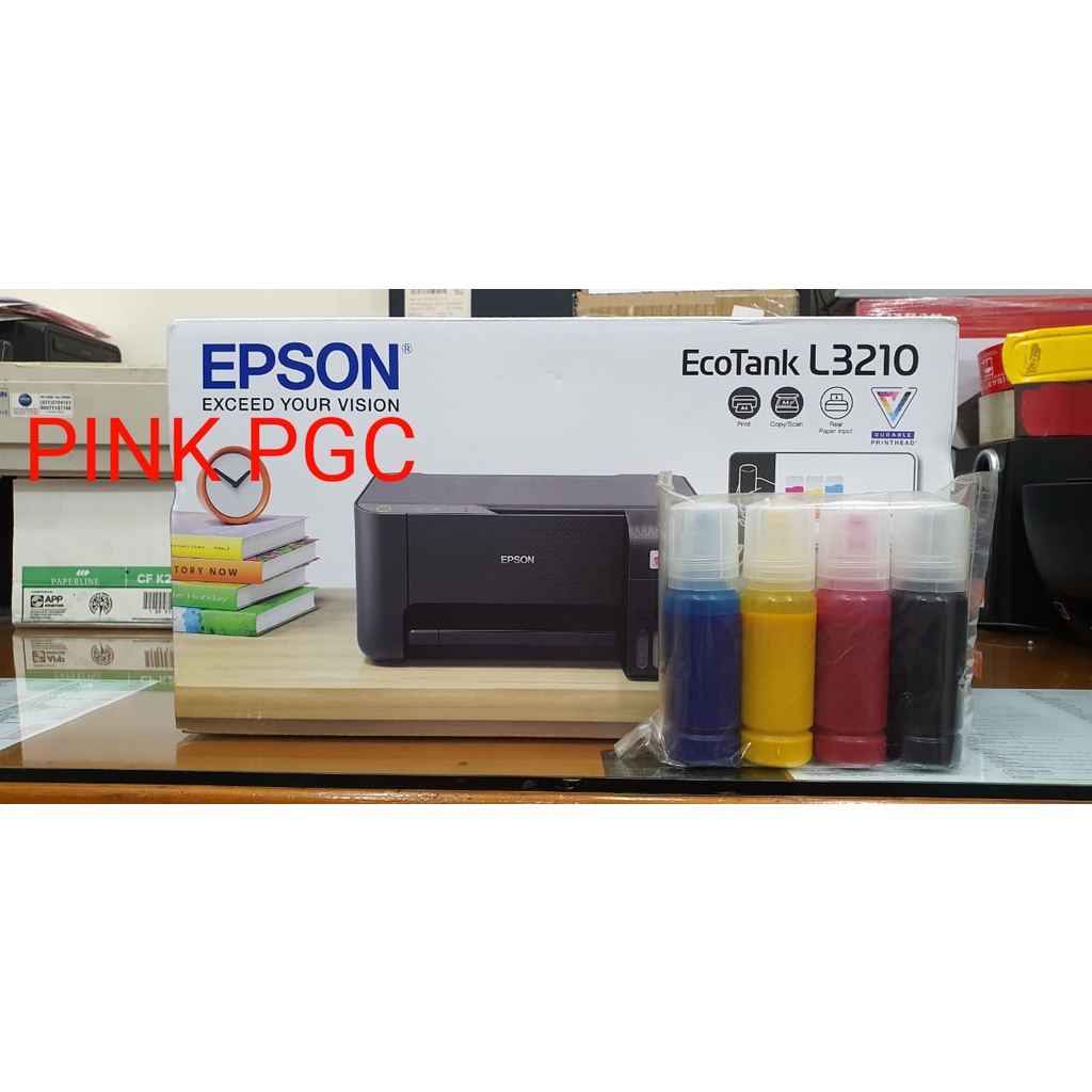 Jual Printer Epson L3210 Paket Tinta Maxx Ink Sublim Premium 003 Pengganti Epson L3110 9289