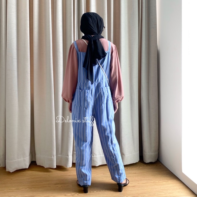 Lexy stripe jumpsuit