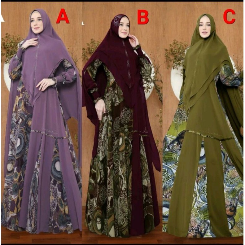 NHA MIRANDA ALUNA SYARI 100%ORI BRANDED PREMIUM/JUBILA SYARI BY ALUNA/BUSANA MUSLIM/SYARI BUTIK/COD/