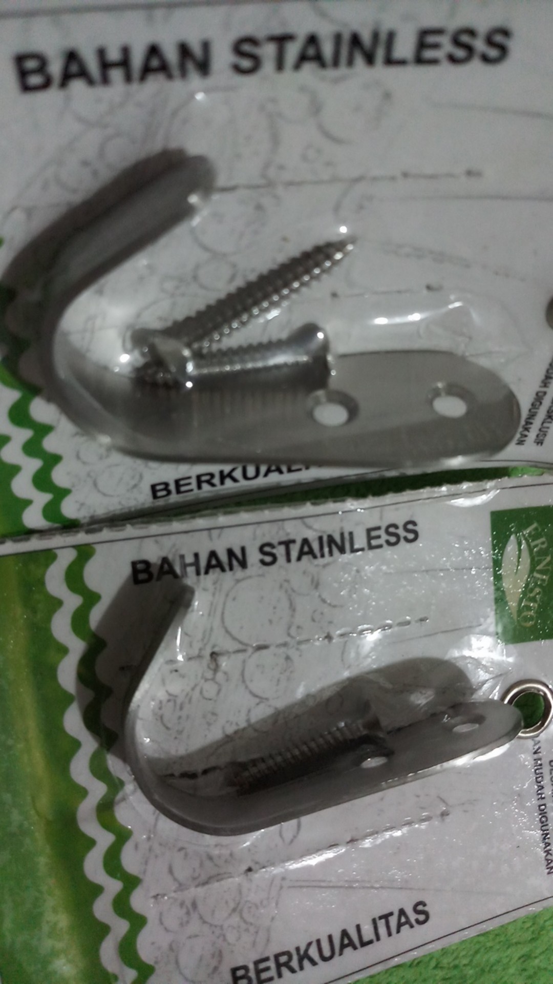 Kapstok Baju 1 Kait Stainless / Gantungan Baju 1 Gait / Single Hook