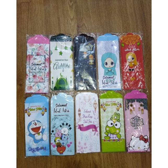 

Amplop Lebaran Karakter Ukuran 7x19cm