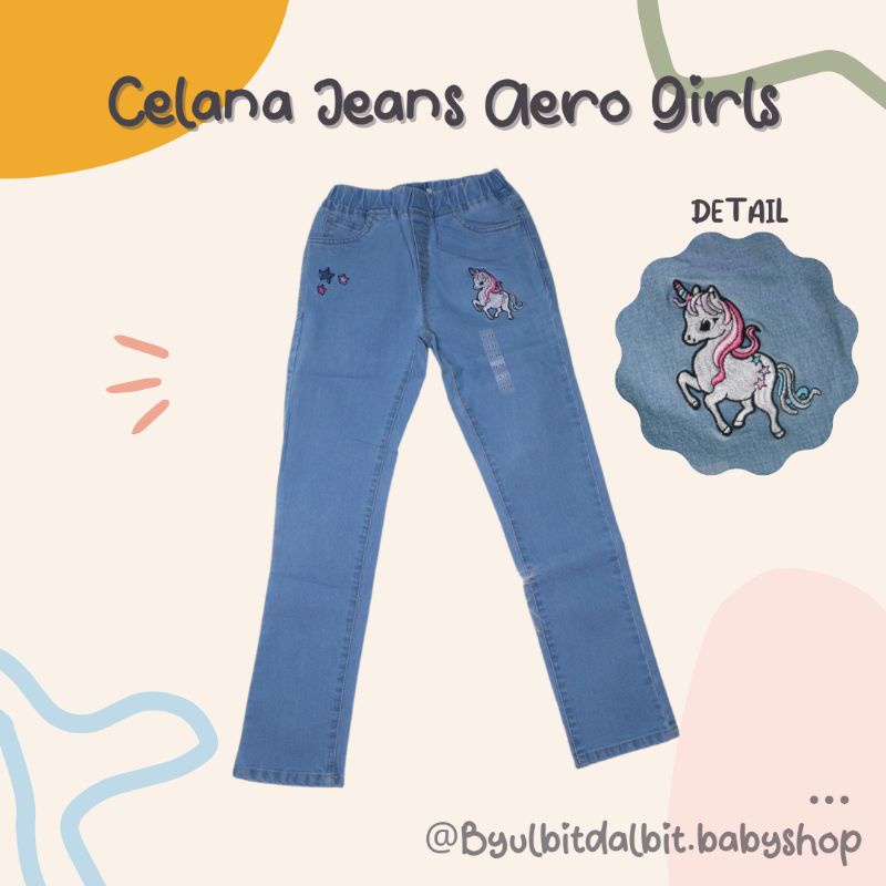  CELANA  PANJANG JEANS ANAK  PEREMPUAN AERO GIRLS Shopee 