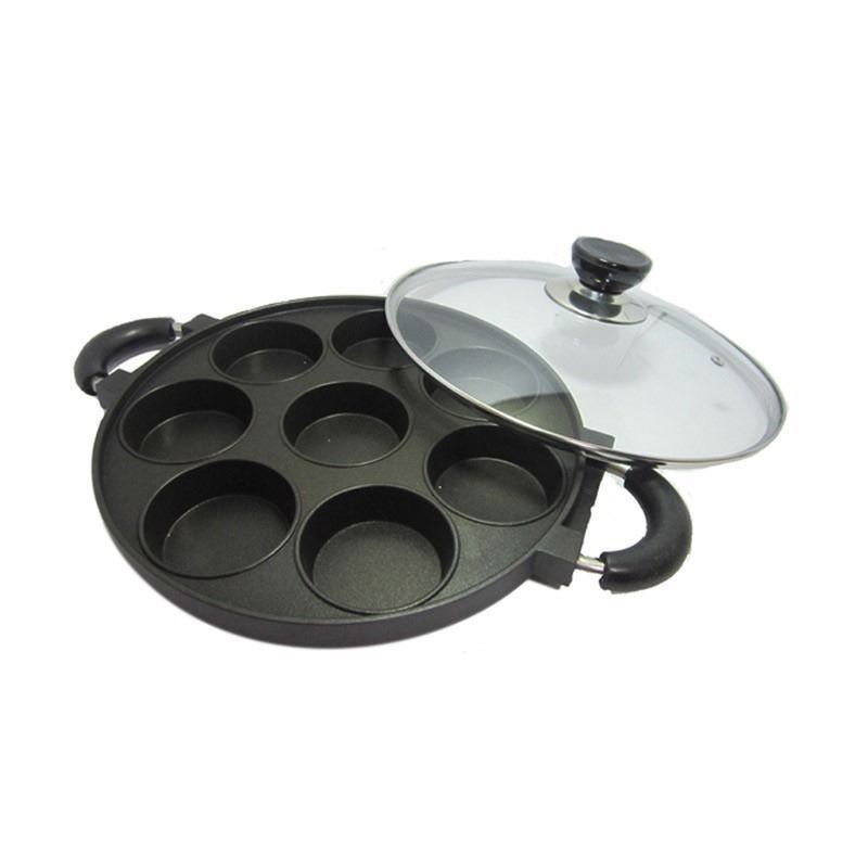 cetakan martabak mini| cetakan kue lumpur| cetakan apem happycall 7 datar