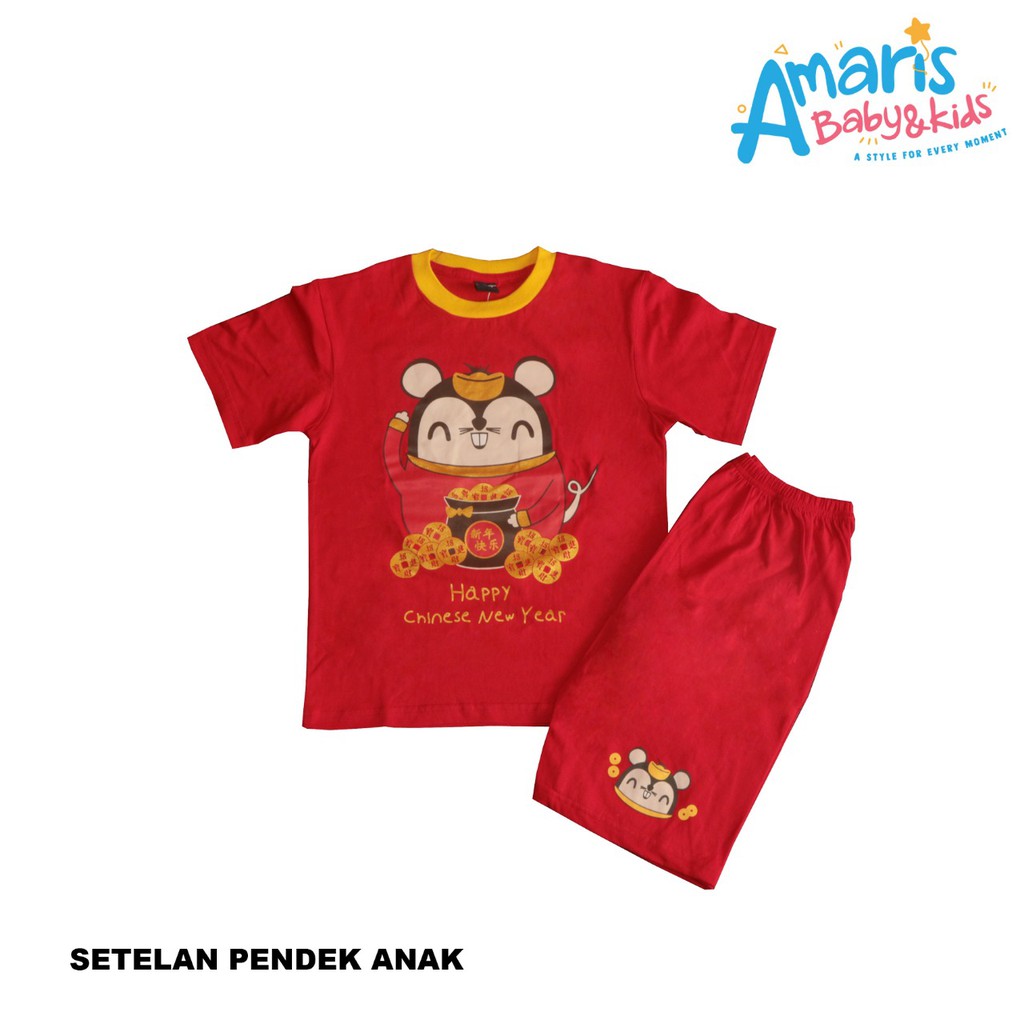 

Amaris Fashion - Setelan Anak Edisi Imlek 4-10 tahun - Baju Anak Chinese New Year