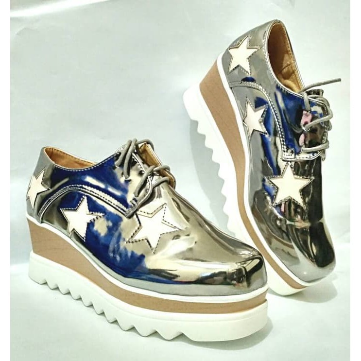 SEPATU WEDGES WANITA SNEAKERS IMPORT GIRLY FASHION / SEPATU KOREA