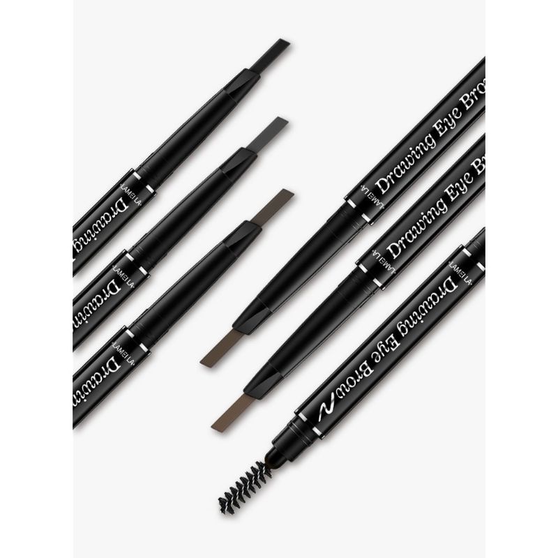 Medan Termurah Pencil alis pencil eyebrow + brush lameila