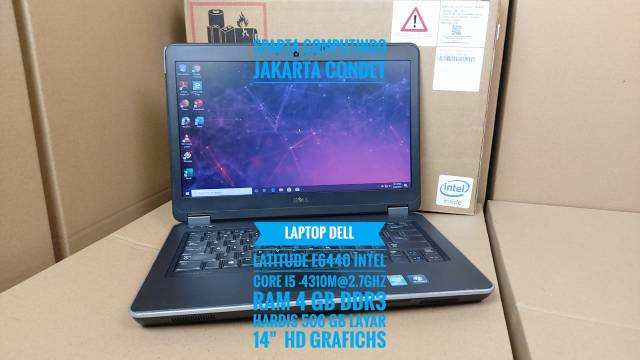 Laptop Dell Latitude E6440 Intel Core i5 - 4310M Ram 4 GB DDR3 Hardis 500GB Layar 14 inc HD Grafichs