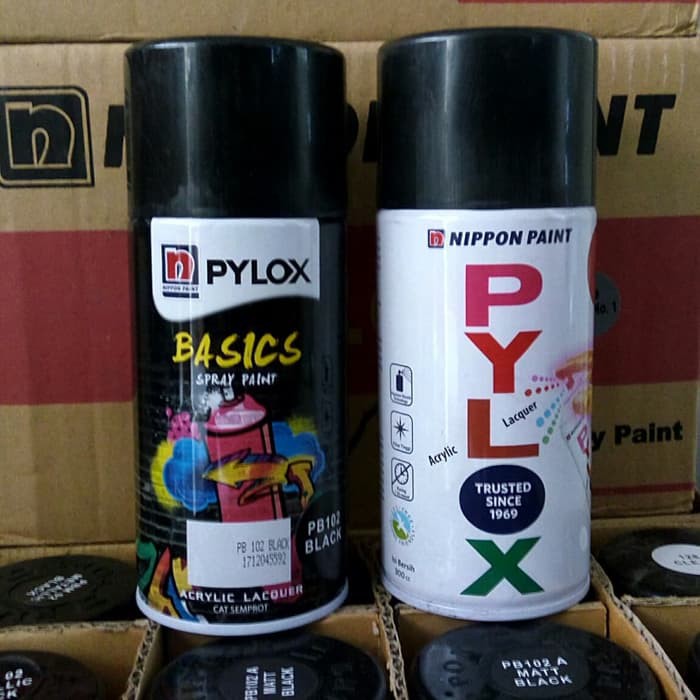 Cat Semprot Besi&Kayu Merk Pylox Basics