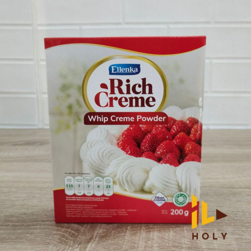 

Ellenka Rich Creme Whip Creme Powder 200gr / Whip Cream Bubuk