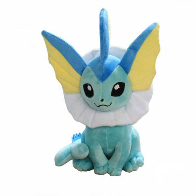 Vaporeon Ukuran Besar Pokemon Lucu Evolus Lembut Mainan Mewah Boneka Hadiah Anak Baru