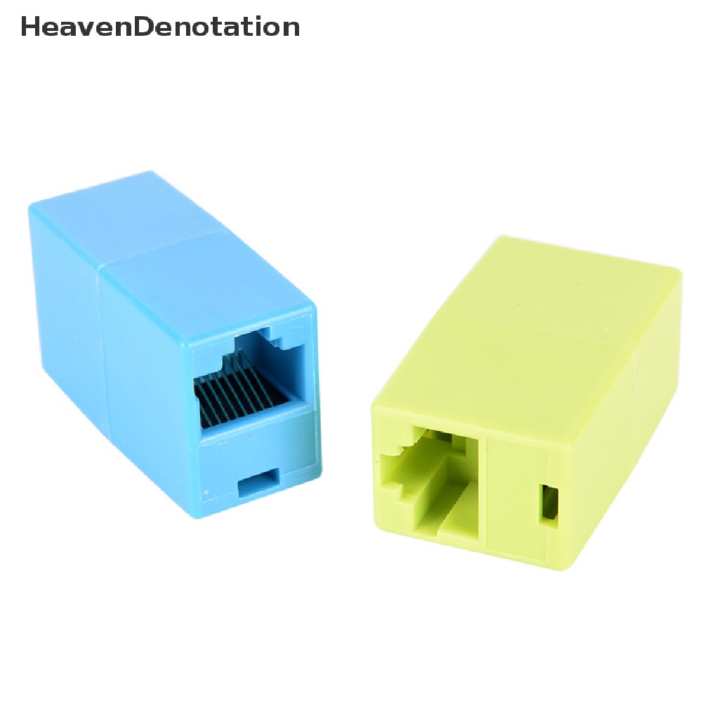 [HeavenDenotation] 5PCS RJ45 Female To Female Network Ethernet LAN Connector Adapter Coupler Extender