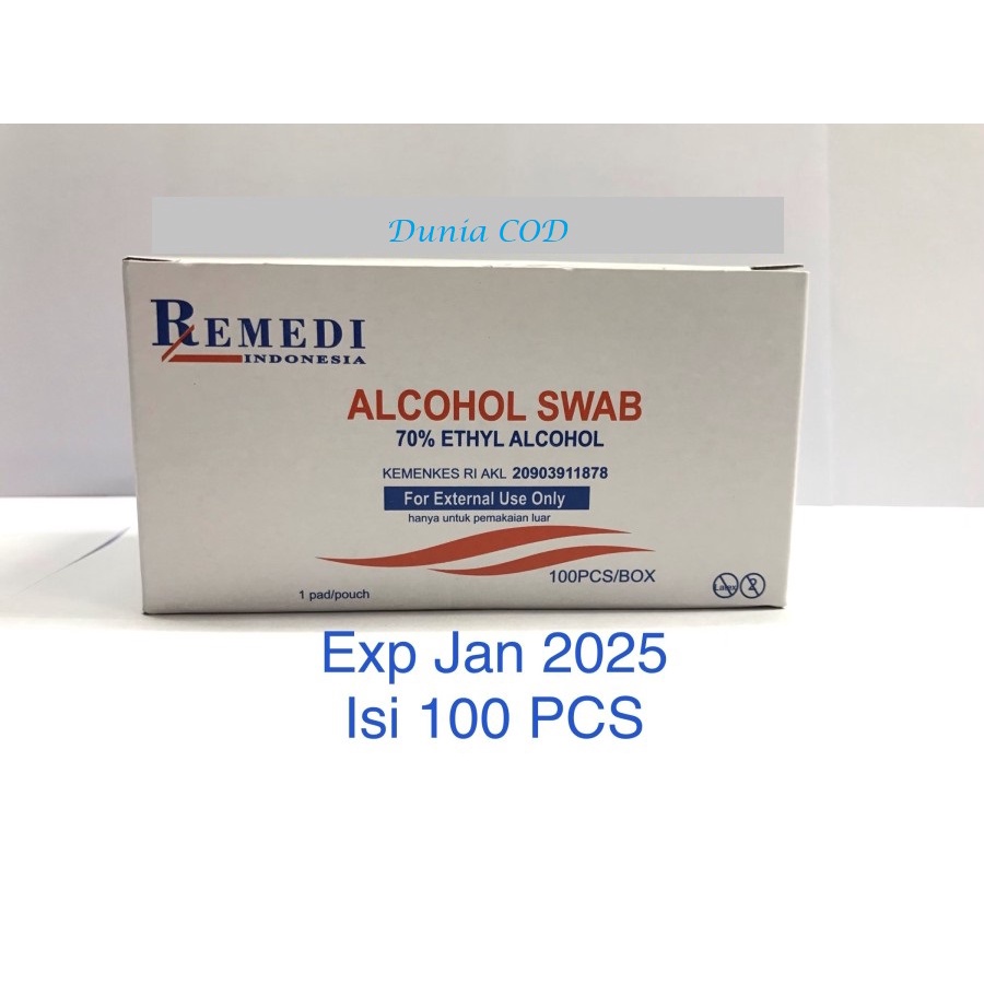 Tisu Alkohol / Tissue Alcohol Swab / Pad / Sensi / Avico / Onemed / Remedi / Bisa COD