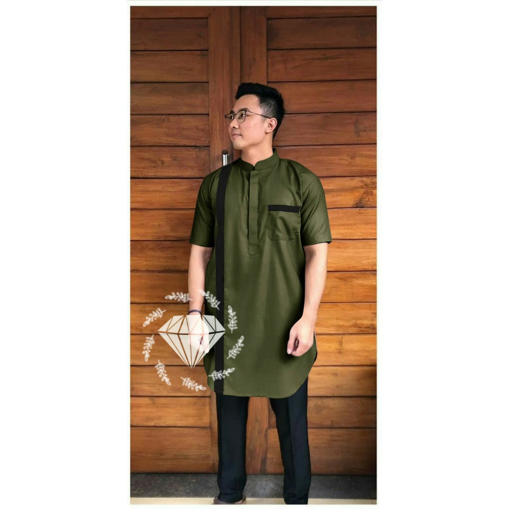 KOKO KURTA TRISTAN / ATASAN BAJU KOKO PRIA / PAKAIAN MUSLIM