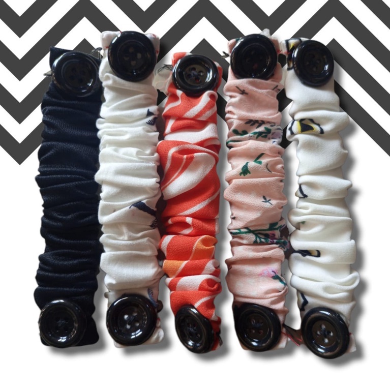 Konektor hijab / konektor masker hijab / konektor kancing masker hijab