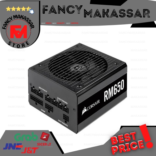 PSU Corsair RM Series 650W Full Modular - 80 Plus Gold - RM650 RM 650 - GARANSI RESMI - FANCY_MAKASS