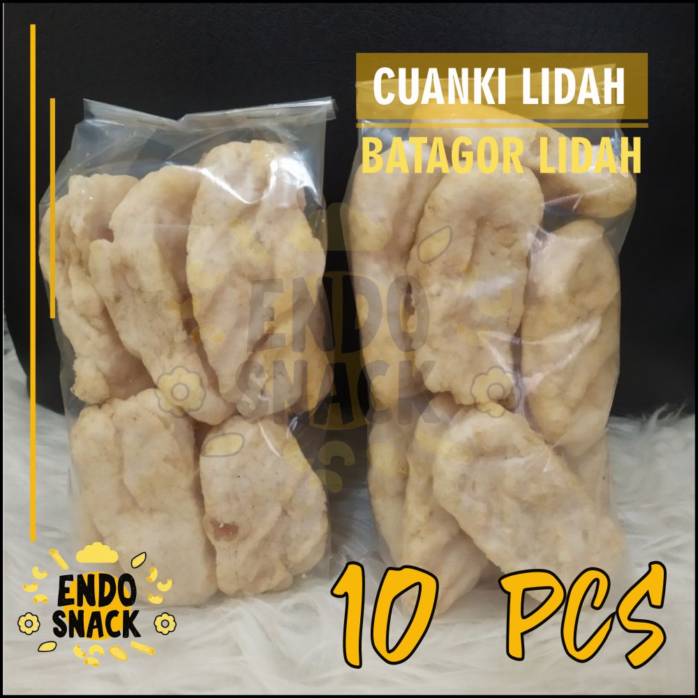 10pcs Cuanki Lidah Kemasan Kecil Cuanki Batagor Pelengkap Baso Aci, Seblak, Mie Instan