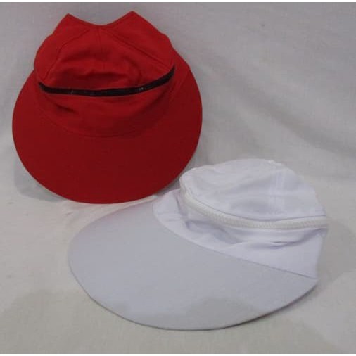 Topi Golf Kedi Caddy Resleting Seleting Olahraga bisa dicopot