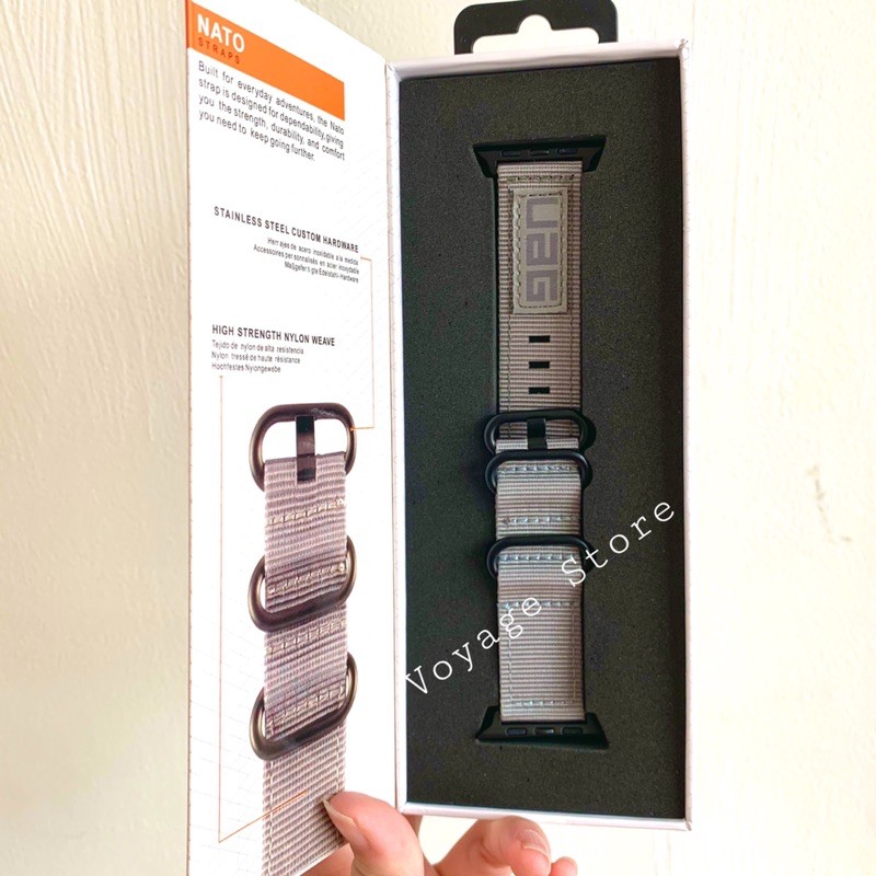 Strap Jam Tangan 22mm tali apple watch 42mm 40mm 4 5 NATO kanvas bkn original UAG armor gear 1:1