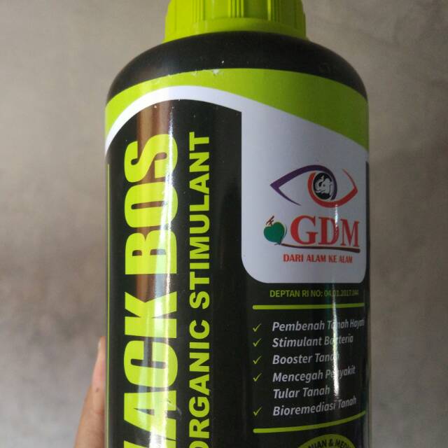 Pupuk cair GDM BLACK BOS penyubur tanah POC Stimulan tanah organik pembenah tanah
