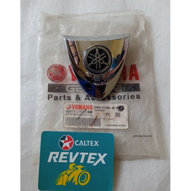 emblem logo panel dasi dada tameng depan yamaha fizr fiz r f1zr f1z r chrom chrome 2001-2005 malboro